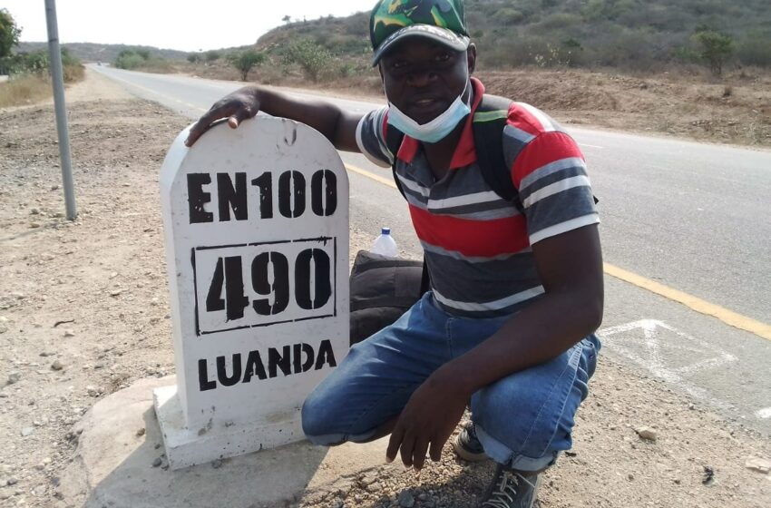  Activista cívico benguelense está a caminho de Luanda a pé em protesto contra as “irregularidades eleitorais”