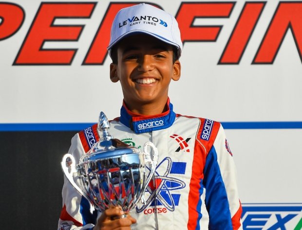  FIA Karting Trophy. Piloto angolano Lorenzo Campos vence primeira prova em Rodby