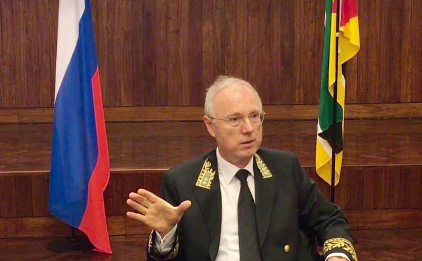  Moçambique. Embaixador russo em Maputo morre “repentinamente”. Federação russa nega autópsia