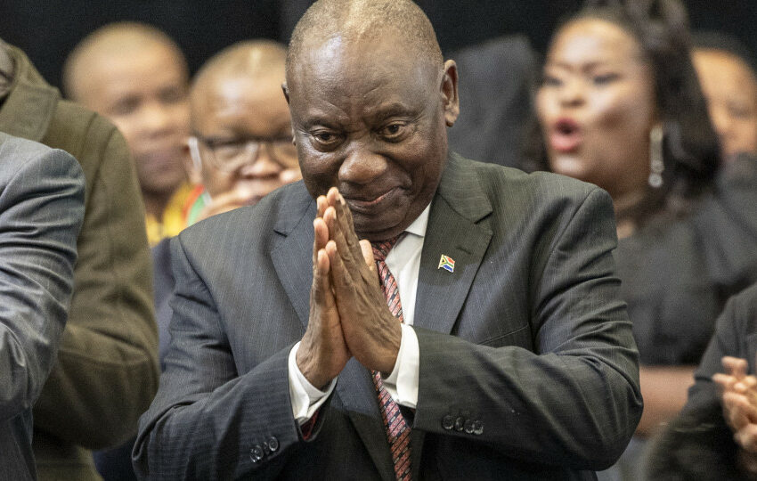  África do Sul. Ramaphosa empossado na quarta-feira para segundo mandato