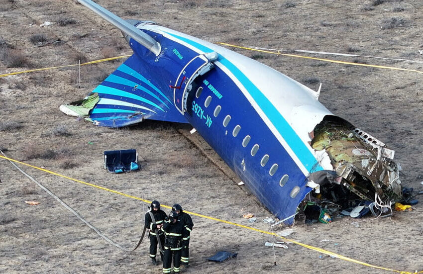  Azerbaijão diz que avião foi atingido pela Rússia (e critica “teorias”)